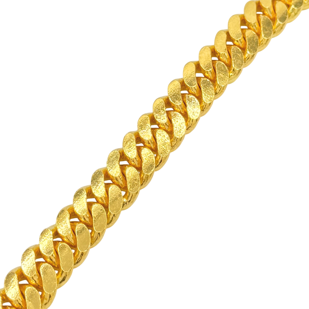 24K Yellow Gold 11.5MM Cuban Link Bracelet