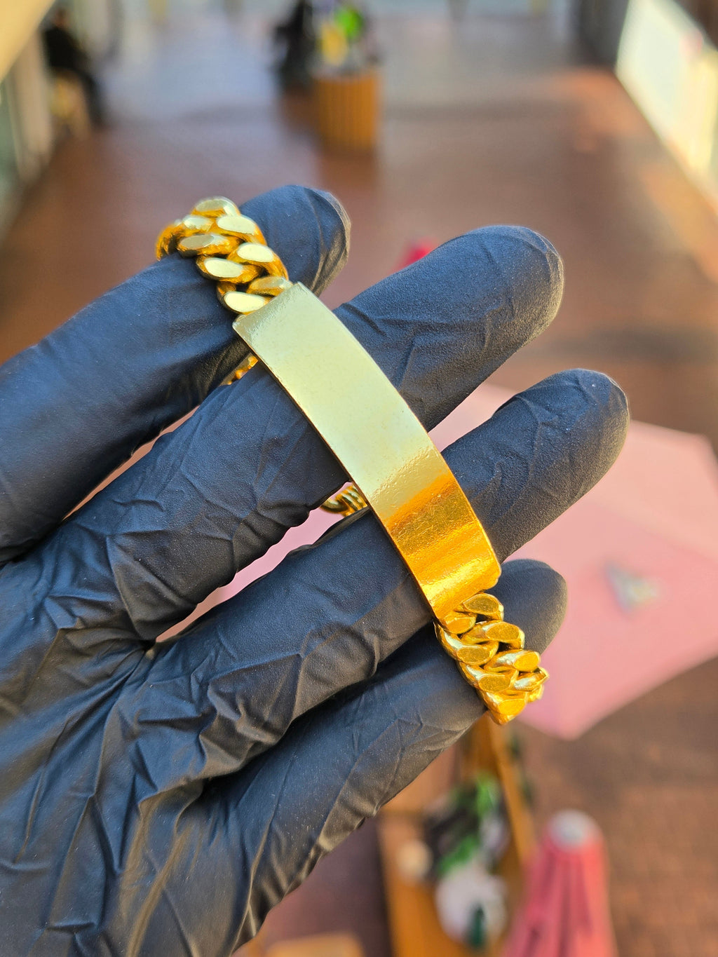 11MM Engravable ID Bracelet on Cuban original product photo