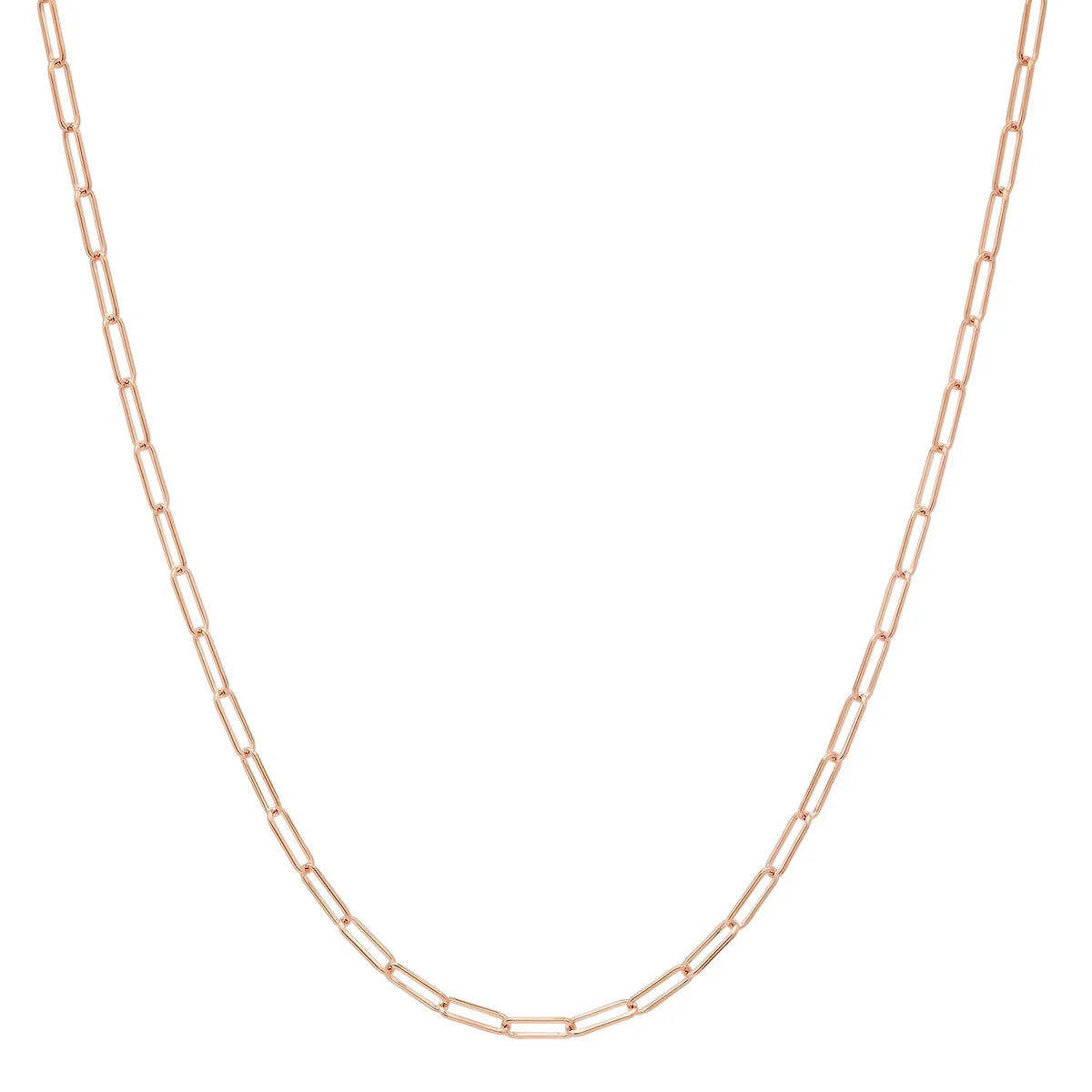 2MM Solid Paper Clip Chain