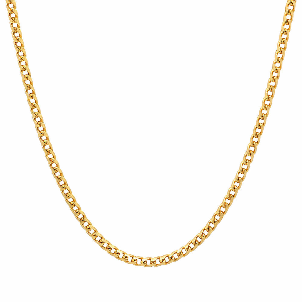 3.5MM Solid Plain Franco Chain