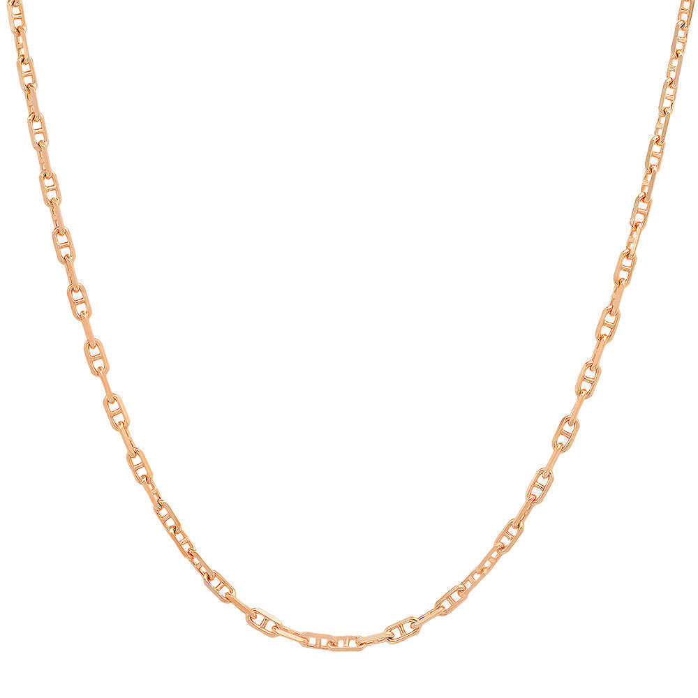 2MM Solid Alternating Mariner Chain
