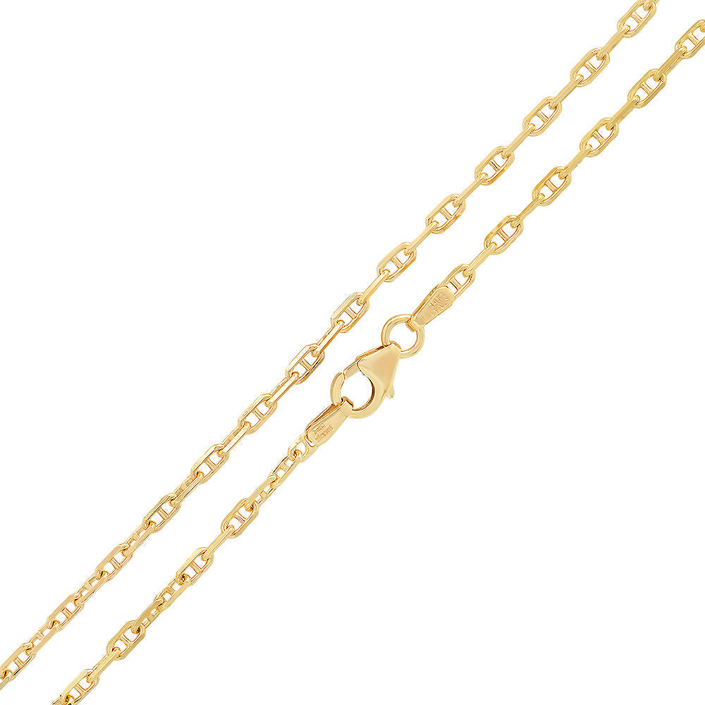 2MM Solid Alternating Mariner Chain
