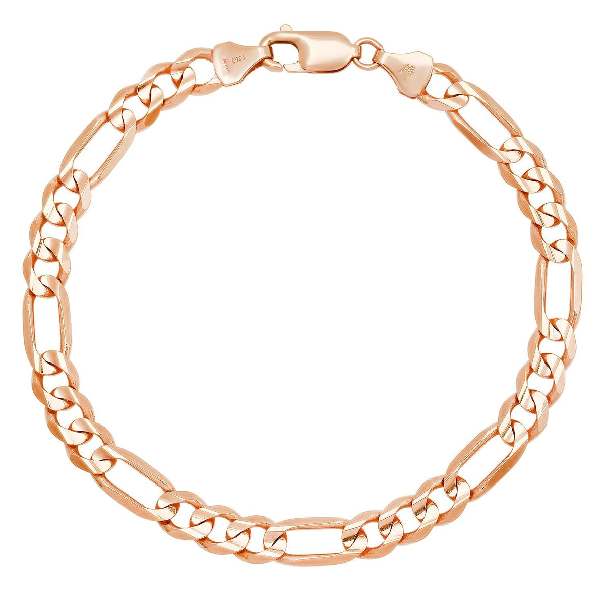 6.2MM Solid Figaro Bracelet