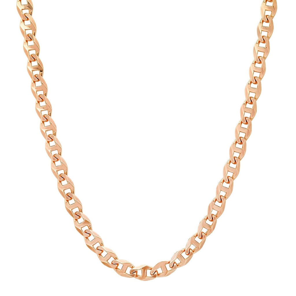 6MM Solid Diamond-Cut Mariner Chain