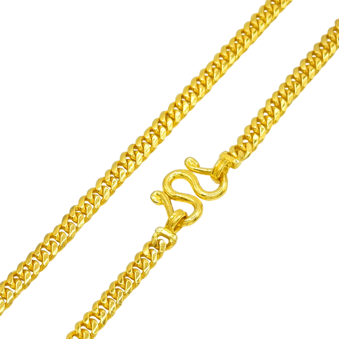 24K Yellow Gold 3.5MM Miami Cuban Link Chain