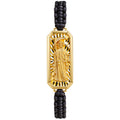 Santa Muerte Charm on Nylon