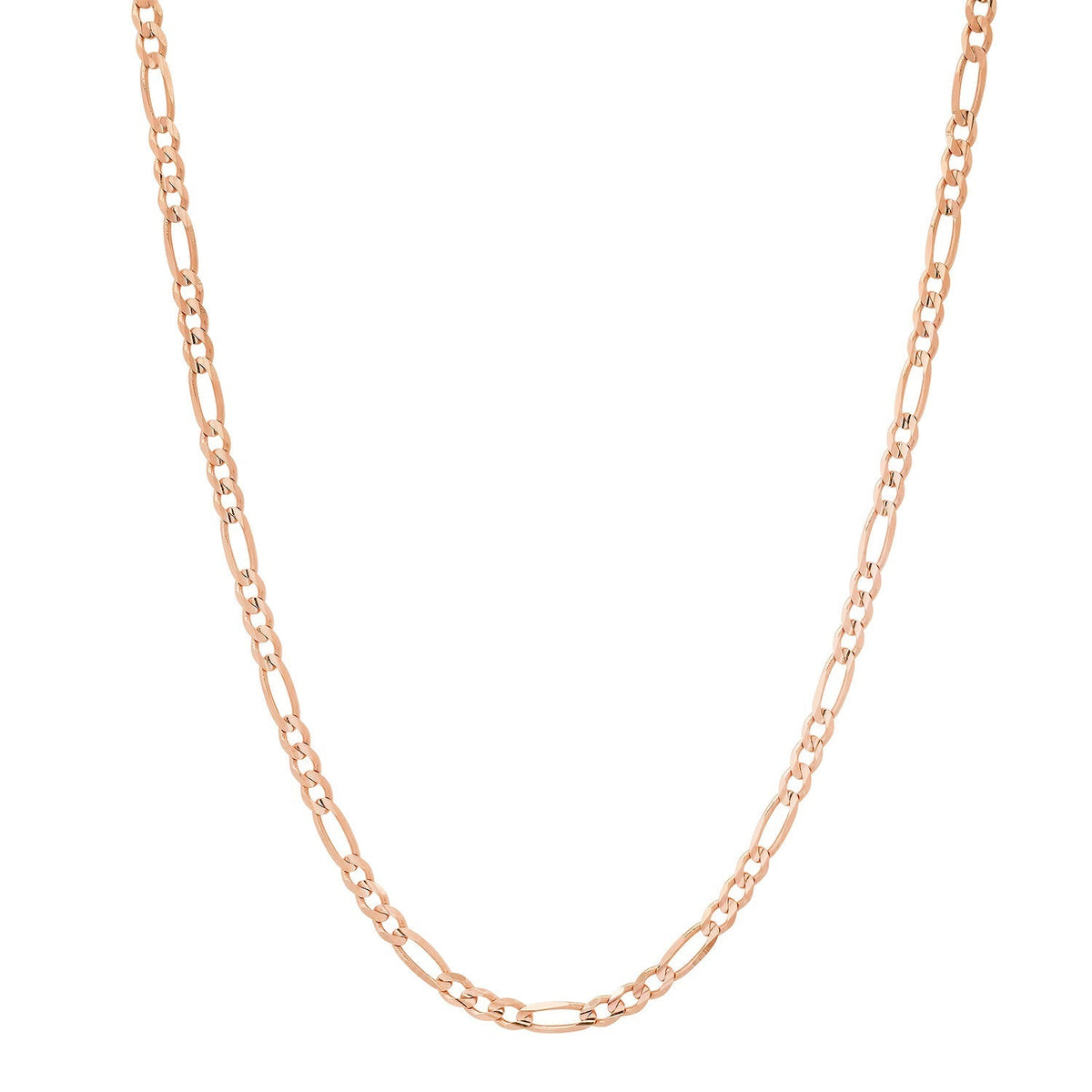 2.2MM Solid Plain Figaro Chain