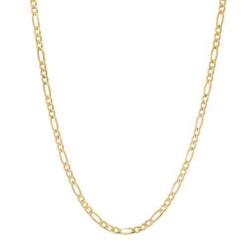2.2MM Solid Plain Figaro Chain