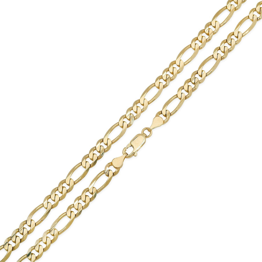5.5MM Solid Plain Figaro Chain