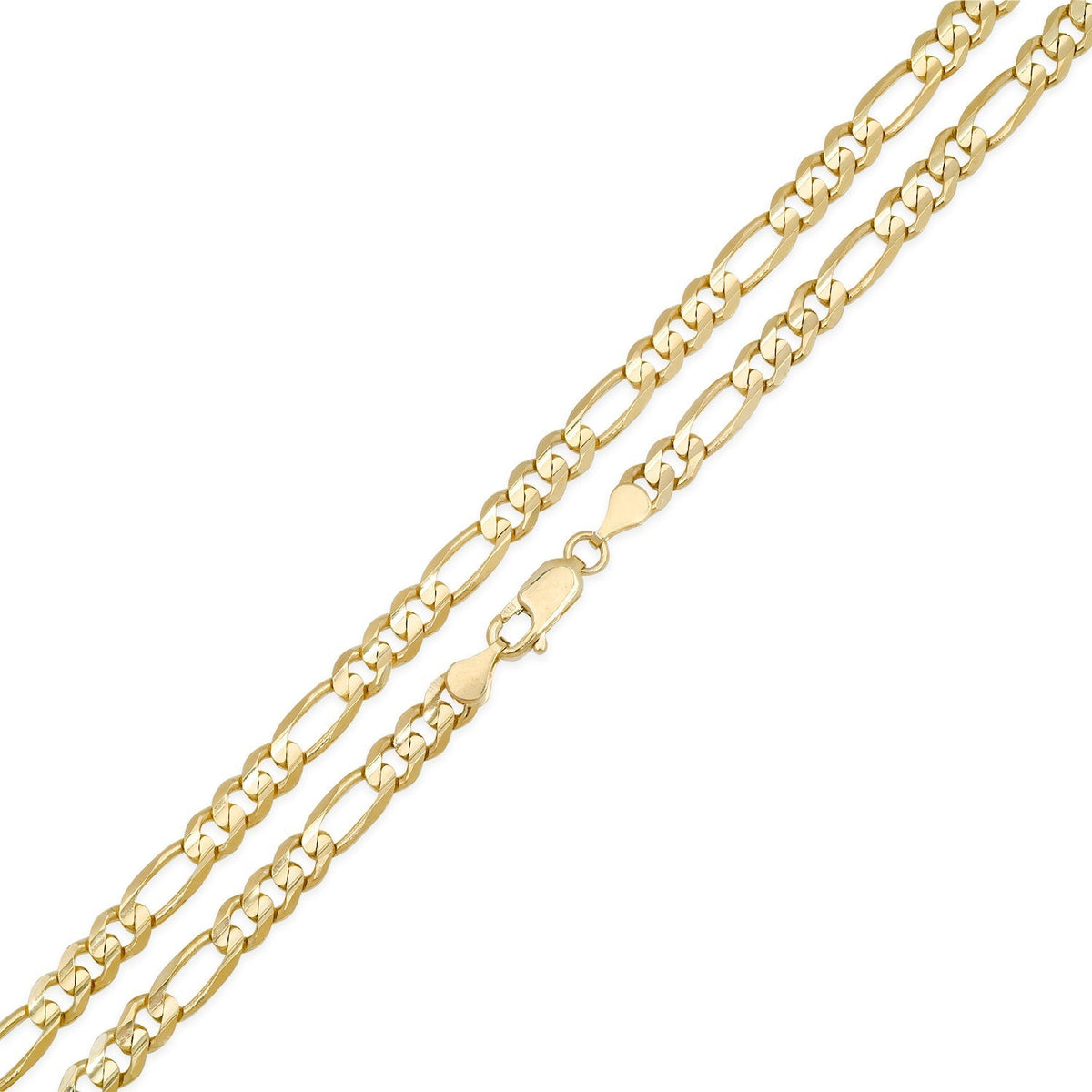 5MM Solid Plain Figaro Chain