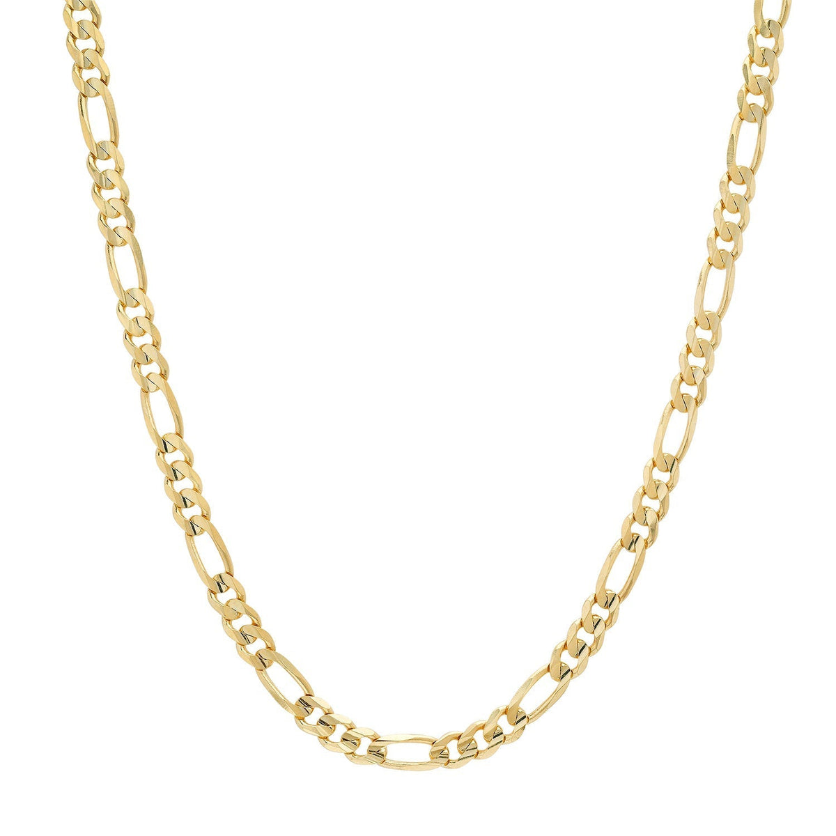 5MM Solid Plain Figaro Chain