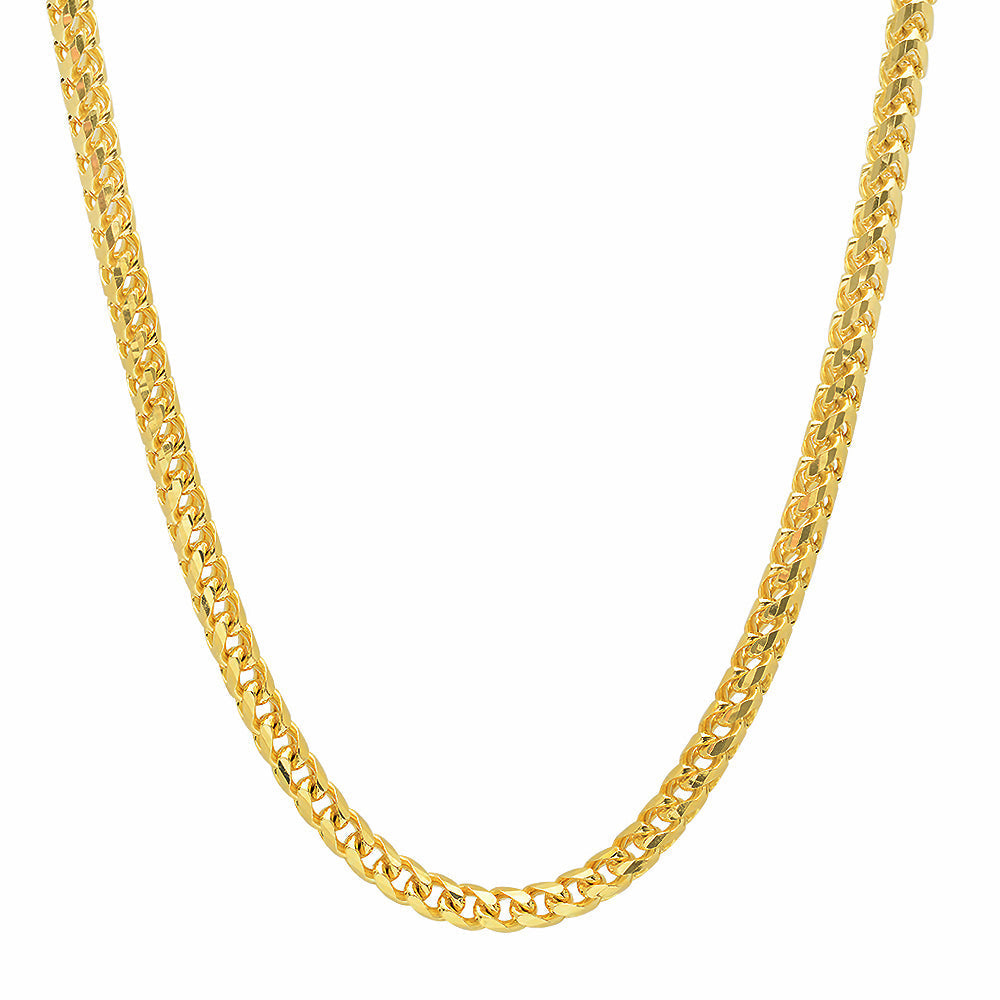 5MM Solid Plain Franco Chain