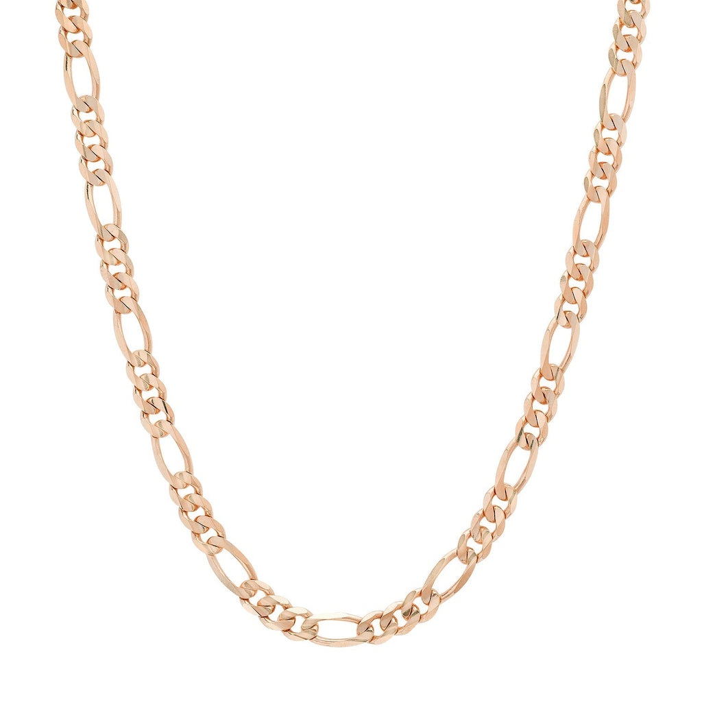 5.5MM Solid Plain Figaro Chain