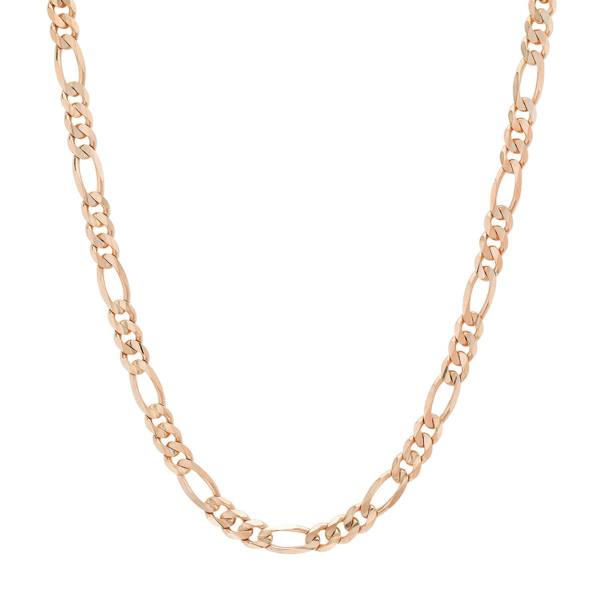 5.5MM Solid Plain Figaro Chain