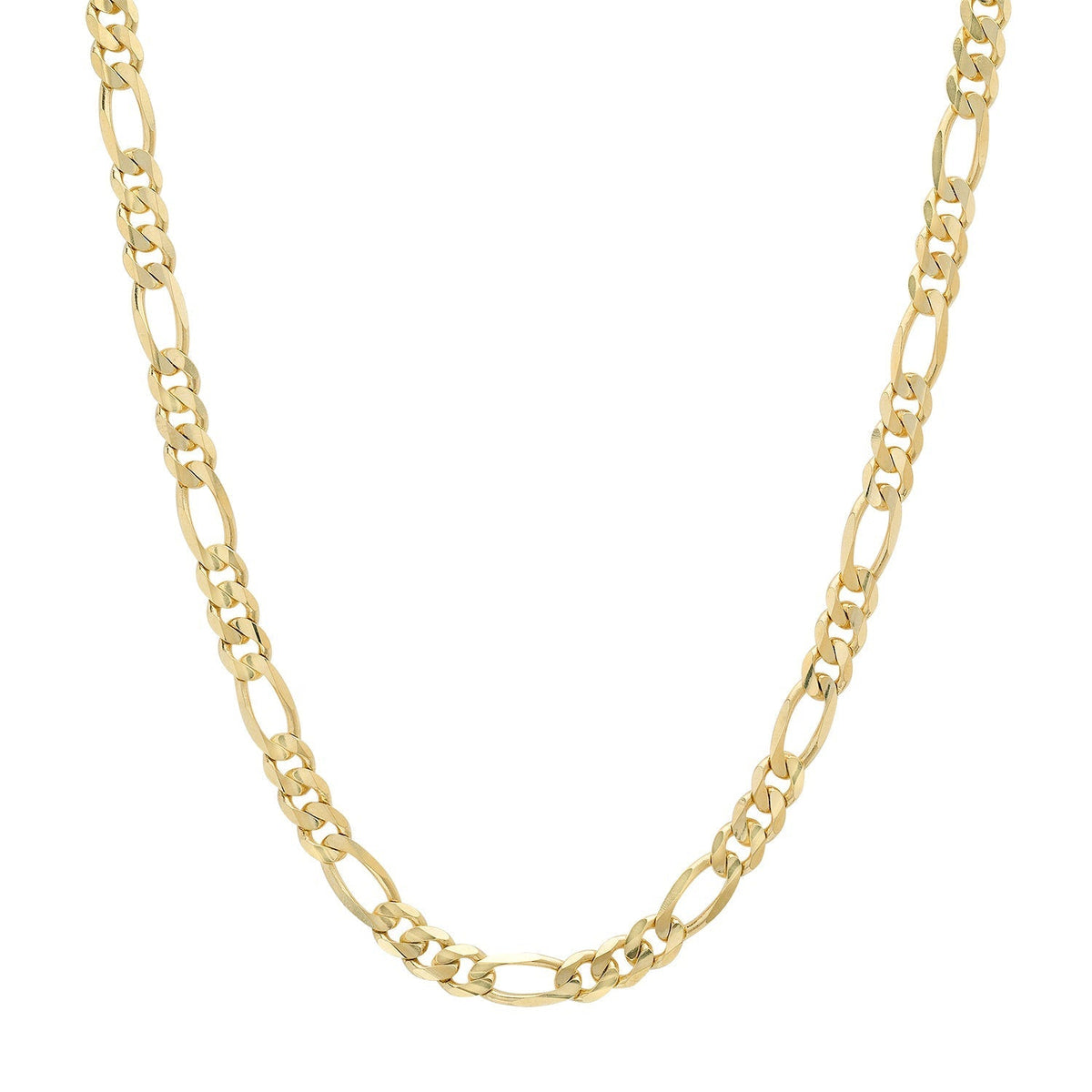5.5MM Solid Plain Figaro Chain