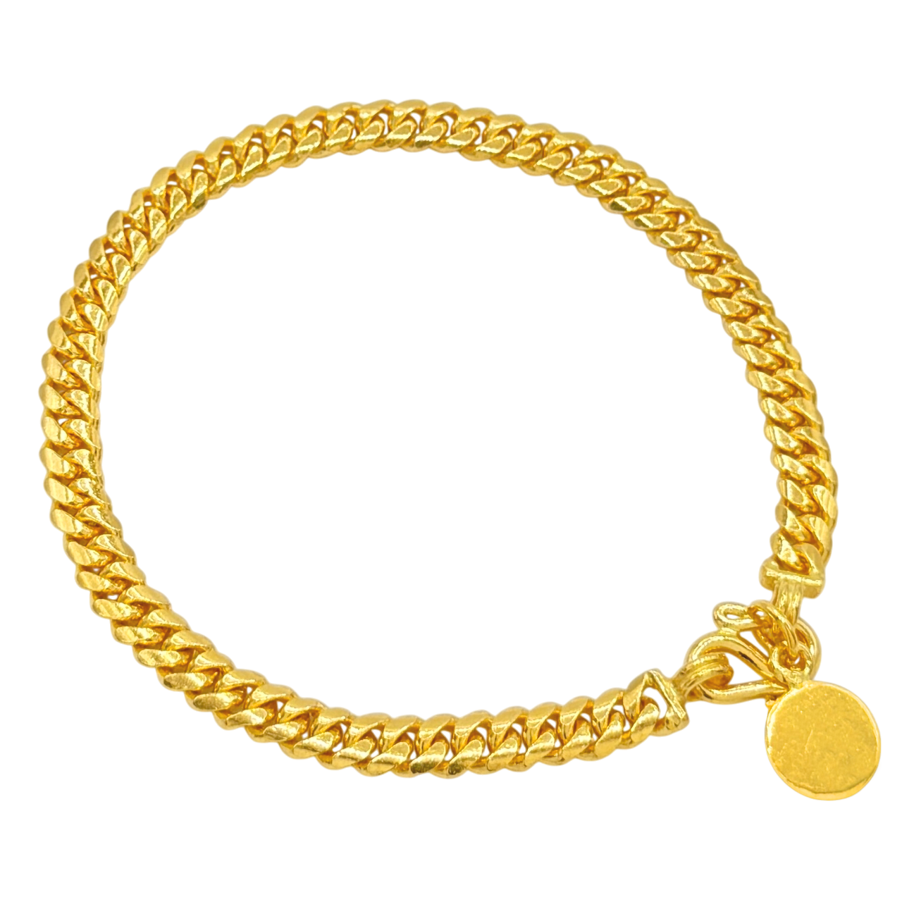 24K Yellow Gold 5MM Miami Cuban Bracelet
