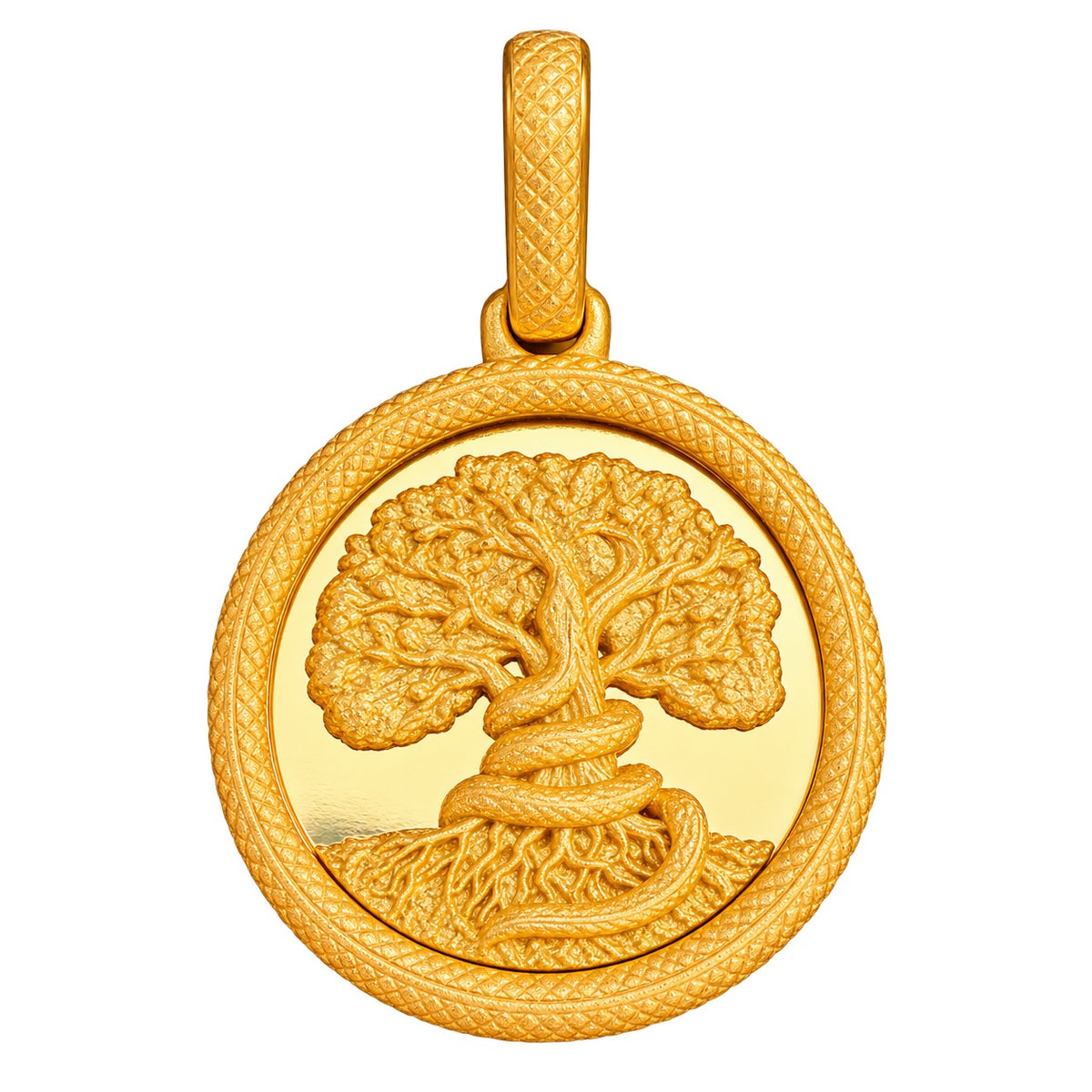 Tree and Snake Pendant