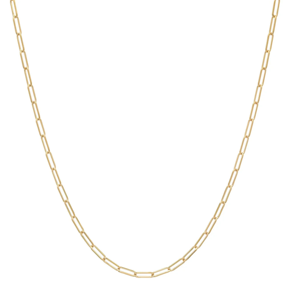 2MM Solid Paper Clip Chain