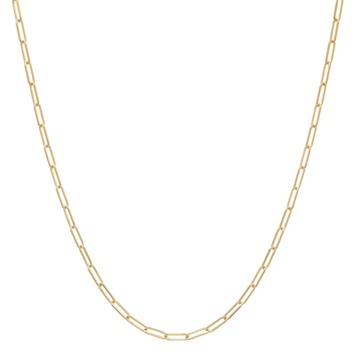 2MM Solid Paper Clip Chain