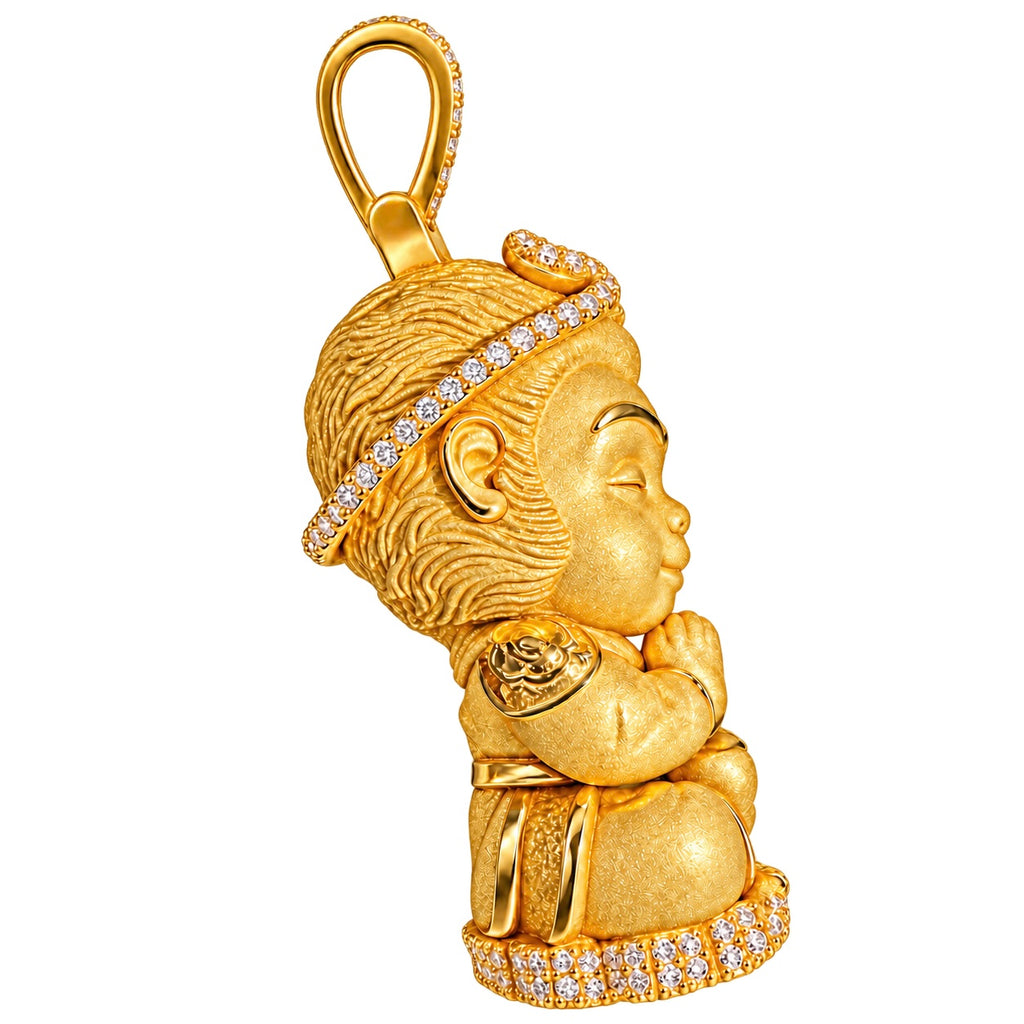 3D Monkey King Pendant