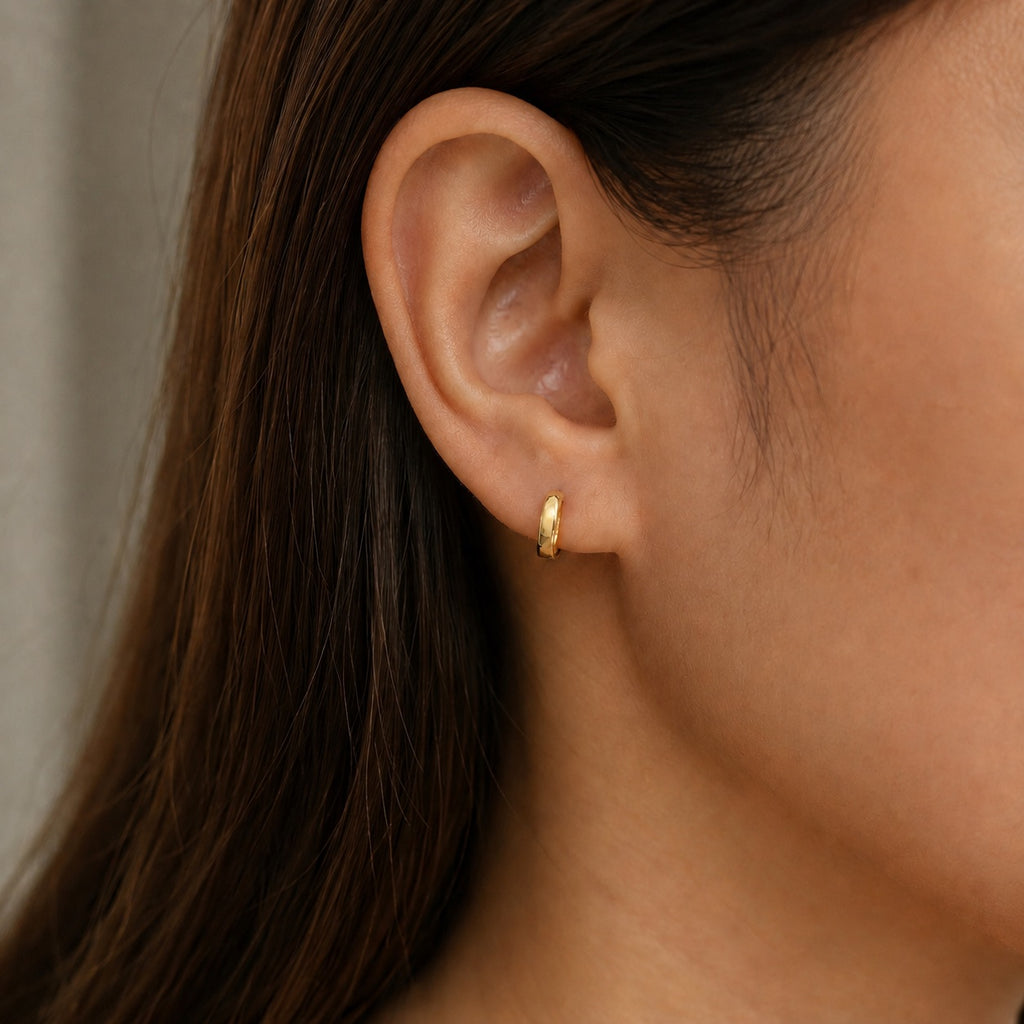 Plain Concave Huggy Hoops