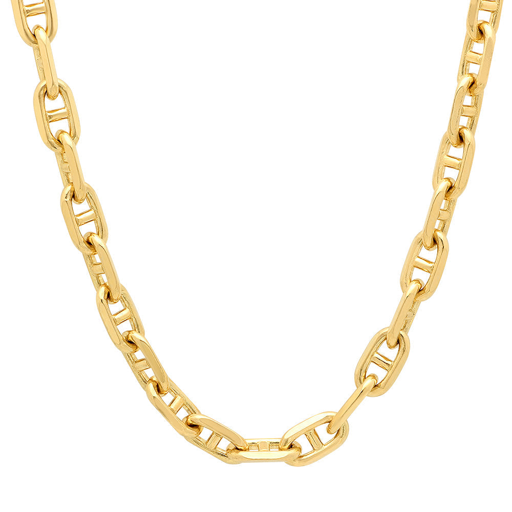 8MM Solid Alternating Mariner Chain