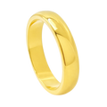 4MM Plain Curved Ring