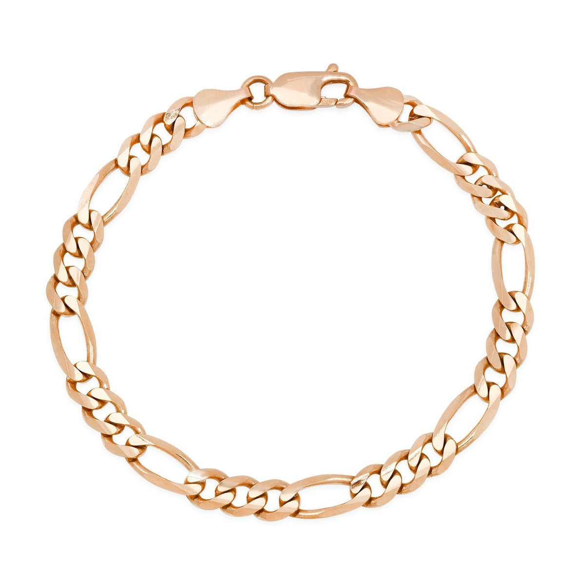 7.5MM Solid Figaro Bracelet