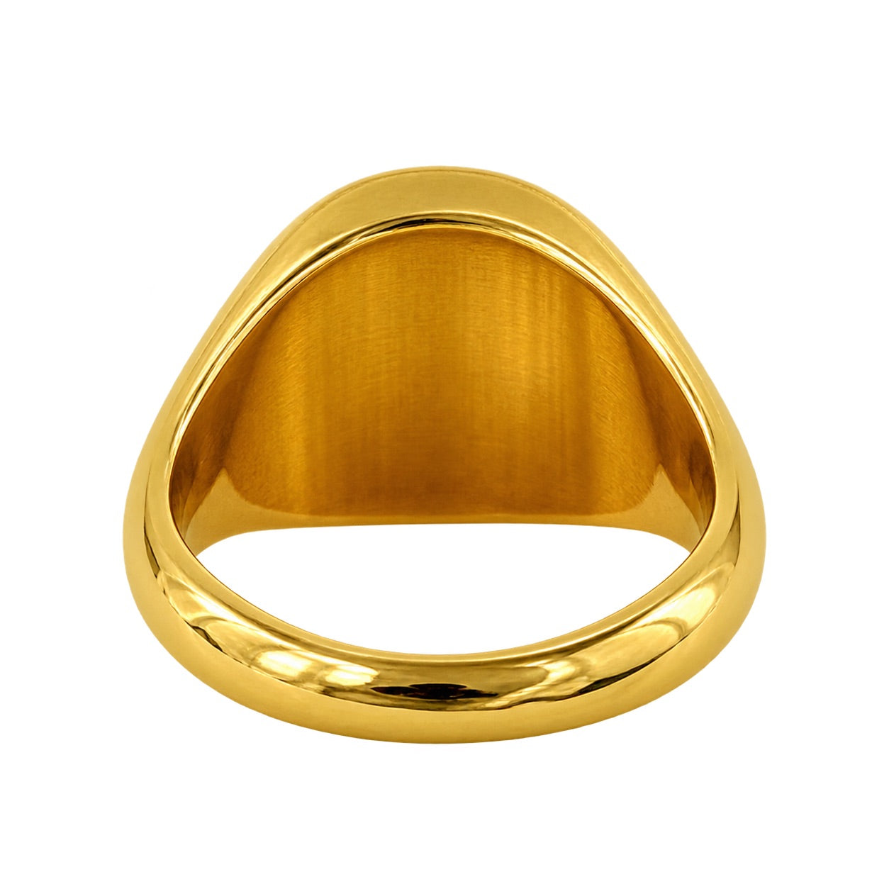 14mm Round Signet Ring