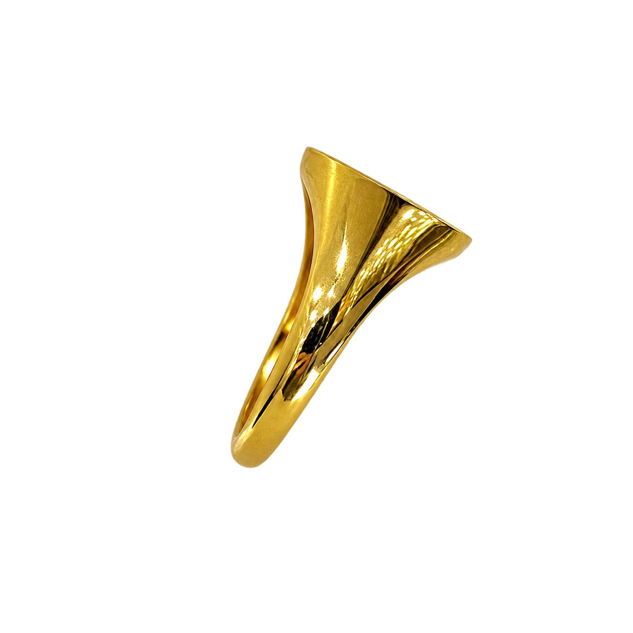 14mm Round Signet Ring