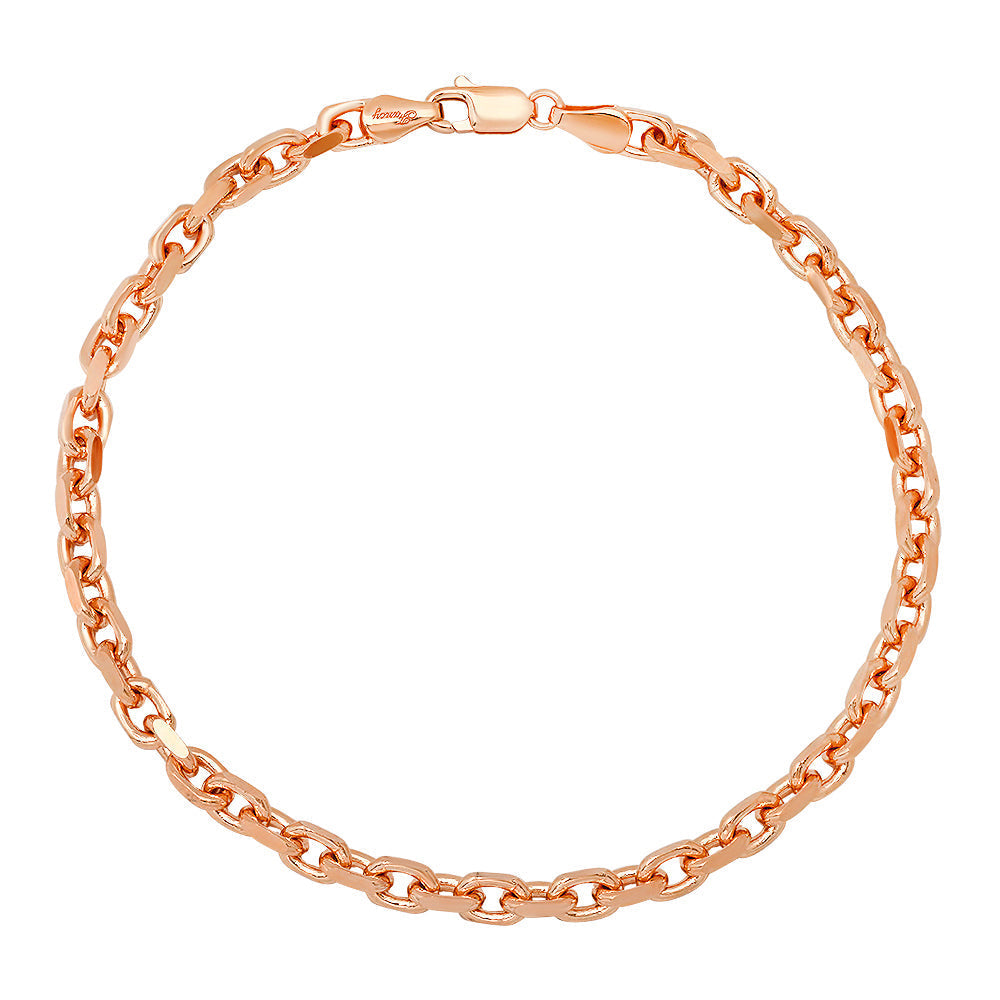 4MM Solid Heavy Link Bracelet
