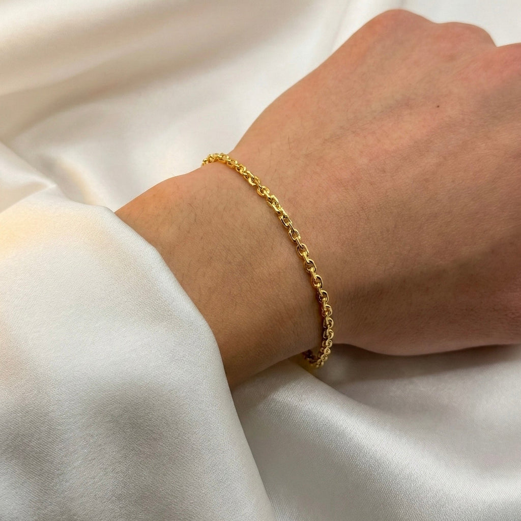 2MM Anchor Link Bracelet