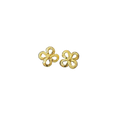 24K Clover Shape Earring