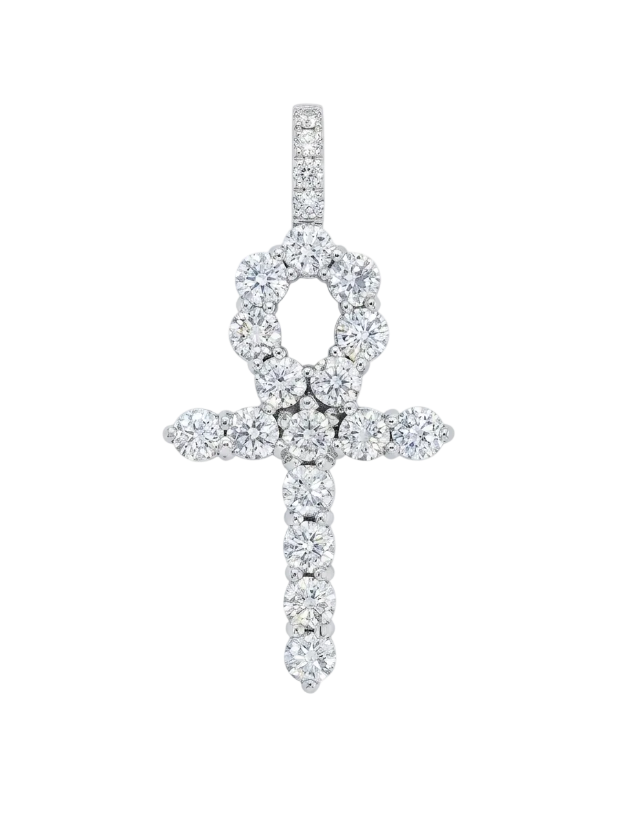 Diamond Ankh Cross