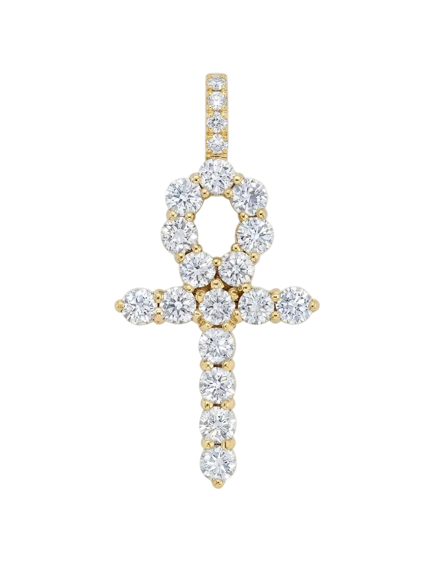 Diamond Ankh Cross
