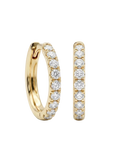 Diamond Hoop-Huggy MD Earring