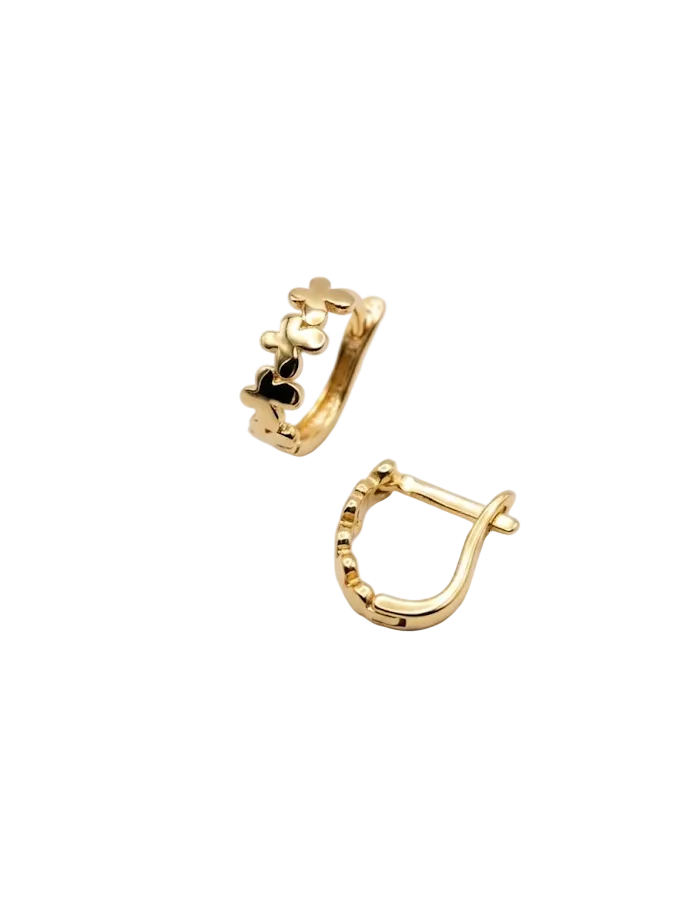 Butterfly Hoop-Huggy Earring