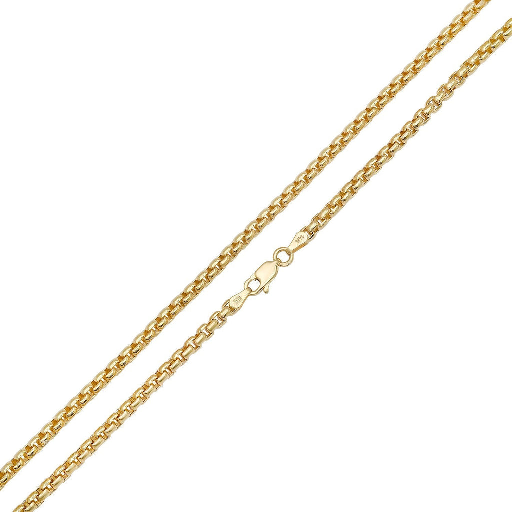 3MM Solid Rounded Box Chain