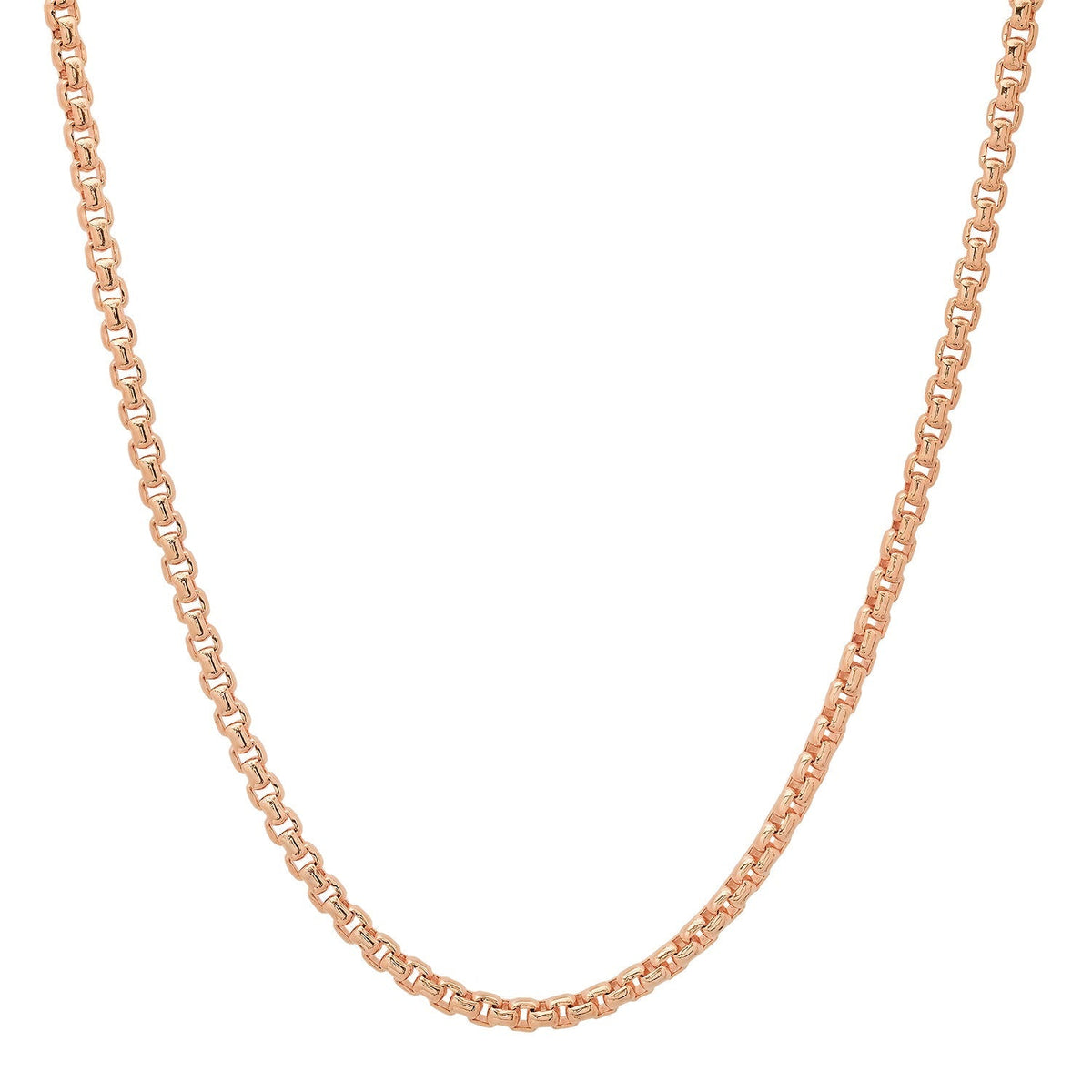 3MM Solid Rounded Box Chain