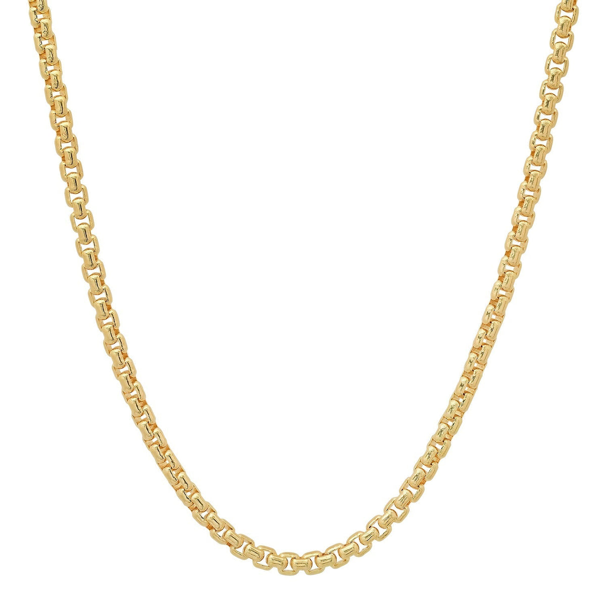 4MM Solid Rounded Box Chain