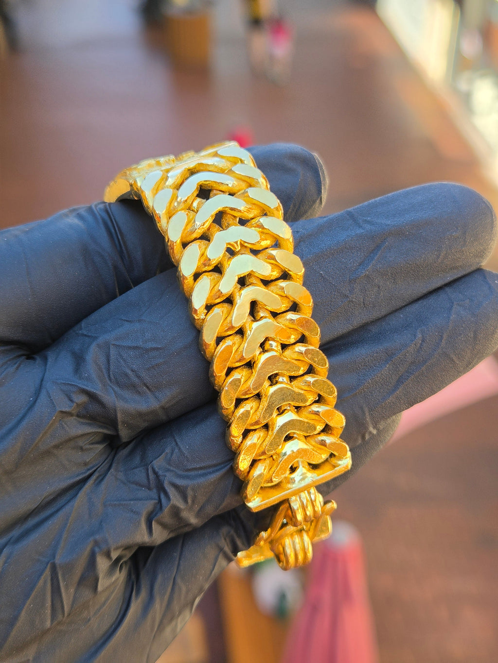 Angkor Wat ID Bracelet on Double Cuban original product photo