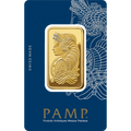 Lady Fortuna™ Gold Minted Bar - 1oz