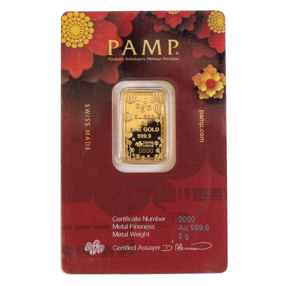 Good Luck 5g Pure Gold Bar