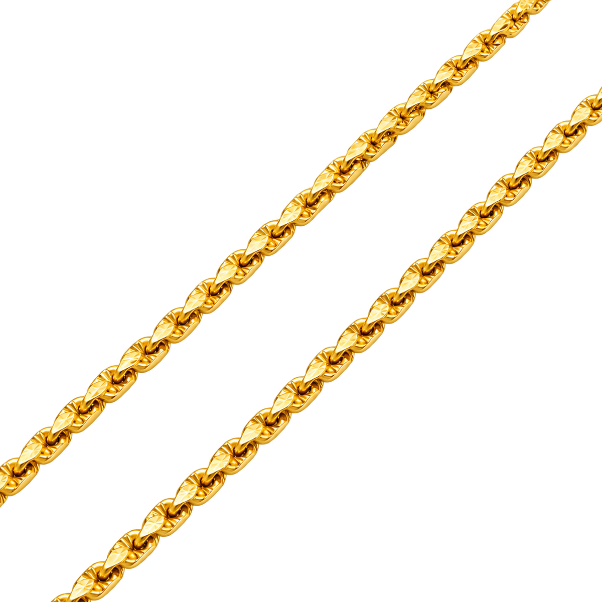 3MM Nugget Chain studio product photo