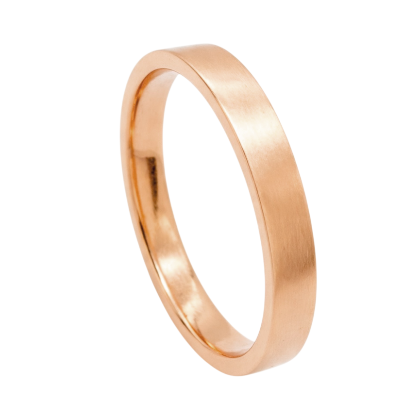 4MM Plain Flat Ring