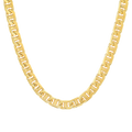 6.5MM Solid Yacht Link Chain in polished yellow gold