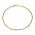 2.5MM Solid Miami Cuban Link Bracelet — yellow gold