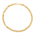 4MM Solid Heavy Link Bracelet — yellow gold