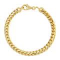 5MM Solid Diamond-Cut Franco Bracelet — yellow gold