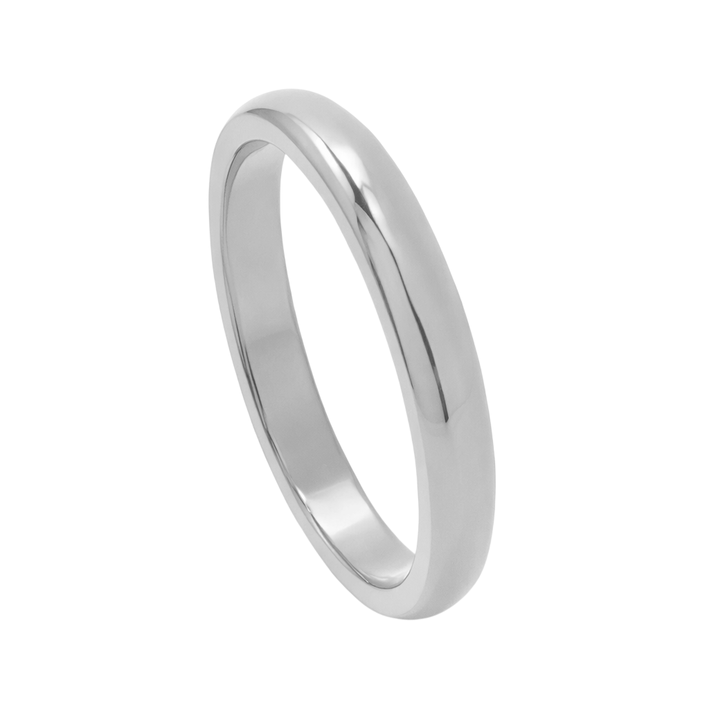 2MM Plain Curved Ring